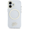 Etui Karl Lagerfeld IML KL Script Logo MagSafe do iPhone 17 przezroczysty