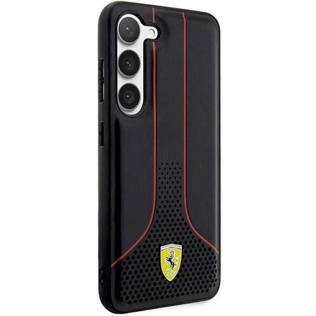 Etui Ferrari FEHCS23SPCSK S23 S911 - czarne Perforated 296 P