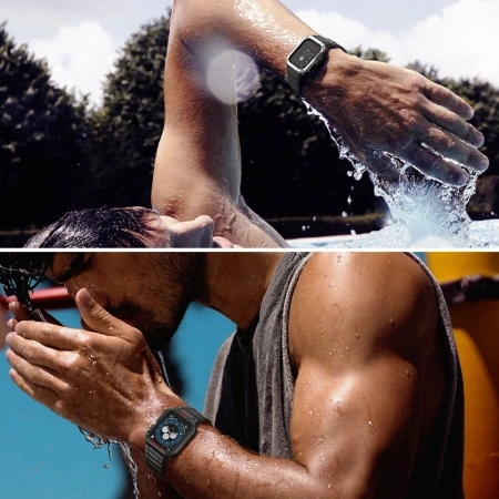 HURTEL PROTECT STRAP BAND OPASKA Z ETUI DO APPLE WATCH 9 8 7 6 5 4 3 2 SE
