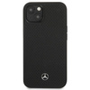 Mercedes MEHCP13MDELBK iPhone 13 6,1" czarny/black hardcase Leather Perforated