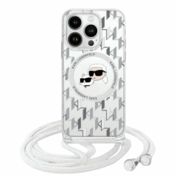 KARL LAGERFELD CASE DO IPHONE 16 6.1 DO MAGSAFE TRANSPARENT CROSSBODY