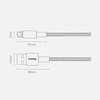 Baseus Tungsten kabel USB - Lightning 2,4 A 1 m czarny (CALWJ-01)