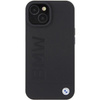 Etui BMW Leather Hot Stamp na iPhone 15 Plus - czarne