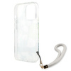 Guess GUHCP13LHFLSN iPhone 13 Pro / 13 6,1" zielony/green hardcase Flower Strap