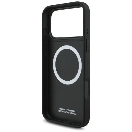 BMW ETUI M PERFORATED STRIPE LOGO DO IPHONE 17 PRO MAX MAGSAFE LUKSUSOWA