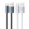 MCDODO KABEL USB-A USB-C SZYBKIE ŁADOWANIE USB TYP C 6A 100W 1M LED BIAŁY