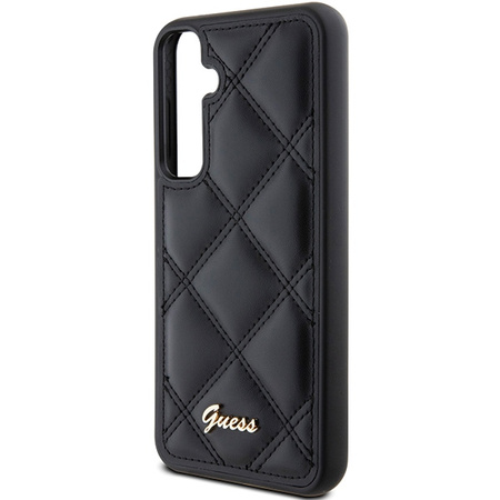 GUESS CASE HARDCASE DO SAMSUNG GALAXY S23 FE S711 QUILTED Z LOGO METALOWYM