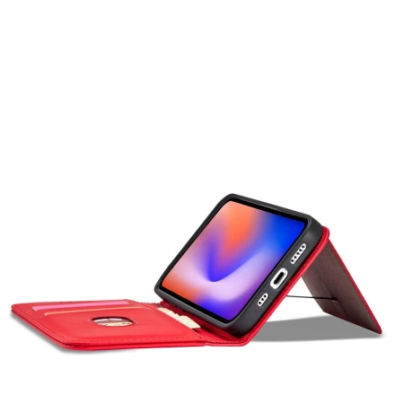 HURTEL ETUI MAGNETYCZNE DO IPHONE 12 POKROWIEC PORTFEL Z KIESZONKĄ NA KARTY