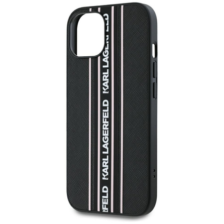 KARL LAGERFELD ETUI SAFFIANO ATHLEISURE STRIPES CORD DO IPHONE 15