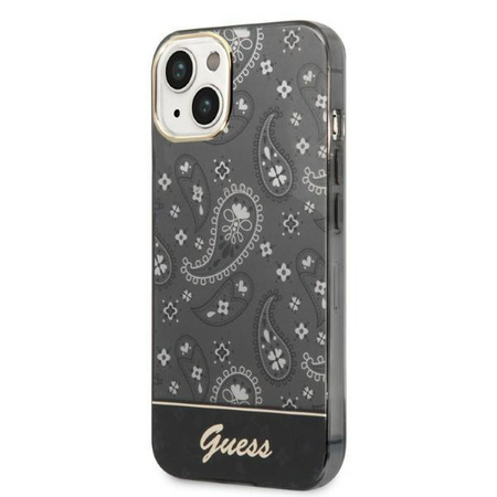 Guess GUHCP14MHGBNHK iPhone 14 Plus 6,7" czarny/black hardcase Bandana Paisley