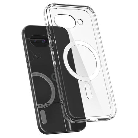 SPIGEN ULTRA HYBRID CASE DO GOOGLE PIXEL 9A DO MAGSAFE TRANSPARENTNY