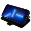 Etui BMW BMBKP14L22RVSK na iPhone 14 Pro - czarne bookcase Leather Stamp Blue Lines