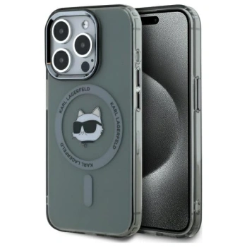 KARL LAGERFELD ETUI DO IPHONE 15 PRO 6.1 HARDCASE IML METAL CHOUPETTE HEAD