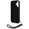 KARL LAGERFELD ETUI SAFFIANO CRYSTALS DO IPHONE 16 Z ŁAŃCUSZKIEM ELEGANCKIE