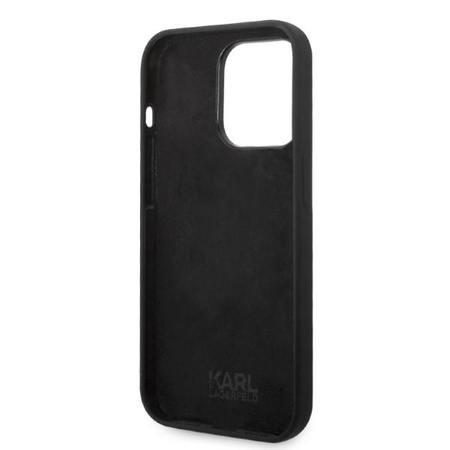 Karl Lagerfeld KLHCP14XSNCHBCK iPhone 14 Pro Max 6,7" hardcase czarny/black Silicone Choupette