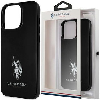 US Polo USHCP13LUMHK iPhone 13 Pro / 13 6,1" czarny/black hardcase Horses Logo