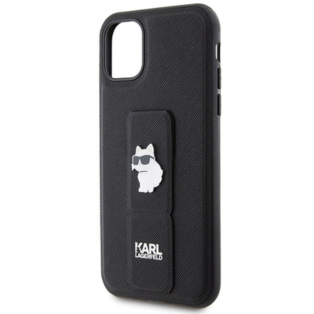KARL LAGERFELD CASE DO IPHONE 11 Xr 6.1 GRIPSTAND SAFFIANO CHOUPETTE PINS