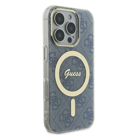 GUESS ETUI HARDCASE IML 4G DO MAGSAFE DO IPHONE 16 PRO 6.3 Z PEŁNĄ OCHRONĄ