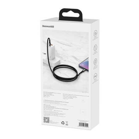 BASEUS KABEL USB-C DO USB-C 100W PD DO TELEFON LAPTOP 2M SZYBKIE ŁADOWANIE