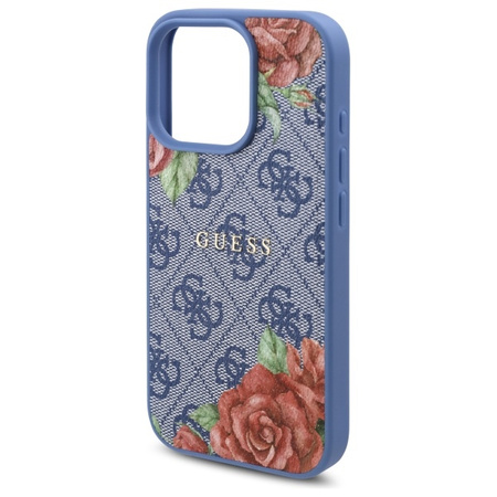GUESS POKROWIEC DO IPHONE 16 PRO 6.3 DO MAGSAFE HARDCASE FLOWERS PRINT