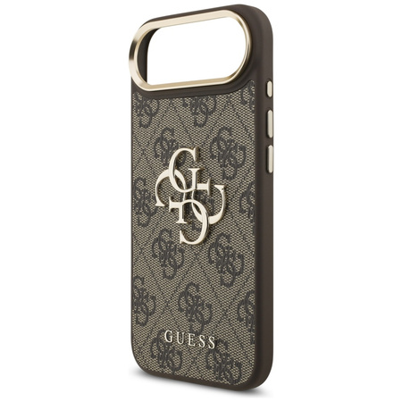 Etui Guess 4G Big 4G Classic Logo do iPhone Air brązowy złoty
