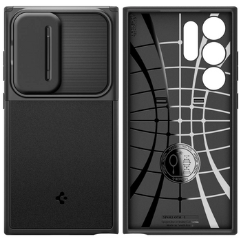 Etui Spigen Optik Armor na Samsung Galaxy S24 Ultra - czarne