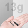 Baseus Audio Converter L52 adapter przejściówka z Lightning na 2x Lightning + mini jack 3.5mm czarny (CALL52-01)