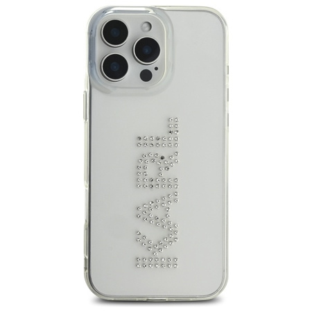 KARL LAGERFELD POKROWIEC HARDCASE DO IPHONE 16 PRO MAX 6.9 IML RHINESTONES