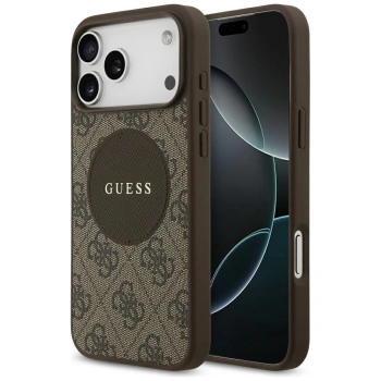 GUESS ETUI 4G CIRCLE CLASSIC LOGO DO IPHONE 17 PRO MAX Z MAGNETYCZNYM