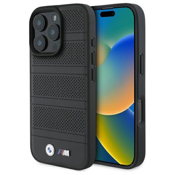 BMW ETUI HARDCASE DO IPHONE 16 PRO MAX 6.9 DO MAGSAFE PERFOROWANE SZYTE