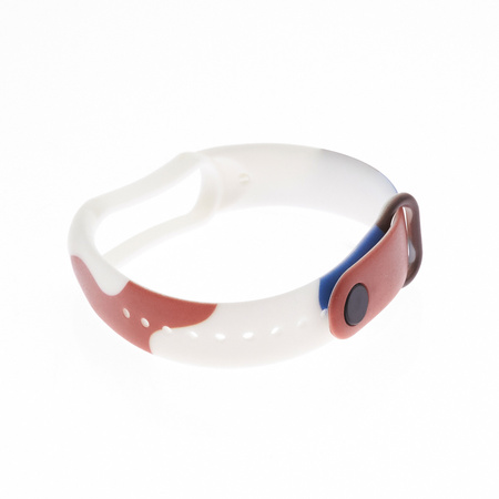 Strap Moro opaska do Xiaomi Mi Band 6 / Mi Band 5 silikonowy pasek bransoletka do zegarka wzór 8
