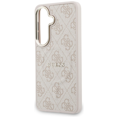 Etui Guess 4G Embossed Ring MagSafe do   Samsung Galaxy S26 Plus różowy