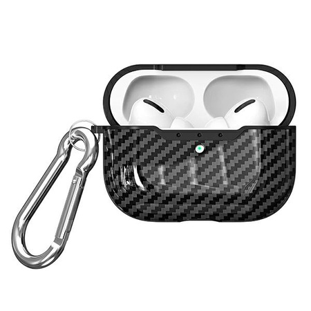 BELINE ETUI CARBON COVER DO AIRPODS PRO CZARNY OCHRONA ZEGARKÓW I ŁADOWANIA