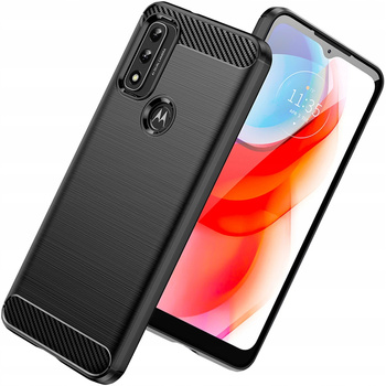 HURTEL POKROWIEC CARBON DO MOTOROLA MOTO G PLAY 2022 ELASTYCZNE WODOODPORNE