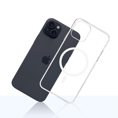 3MK ETUI TPU CLEAR MAGCASE DO APPLE IPHONE 15 WYSOKA OCHRONA PRZEZROCZYSTY