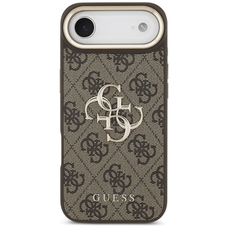 Etui Guess 4G Big 4G Classic Logo do iPhone Air brązowy złoty