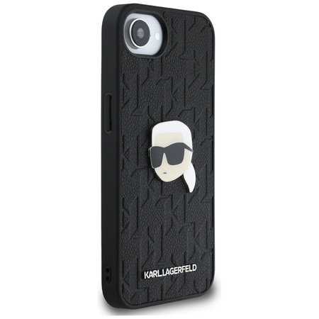 KARL LAGERFELD ETUI MONOGRAM KARL HEAD PIN DO IPHONE 16E LUXURY PROTECTION