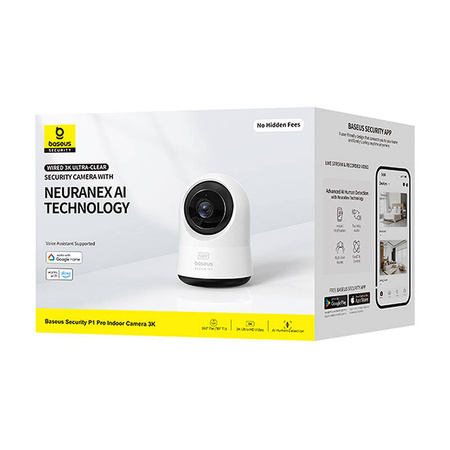 BASEUS KAMERA P1 PRO 3K DO MONITORINGU Z DETEKCJĄ RUCHU I DWUSTRONNYM AUDIO