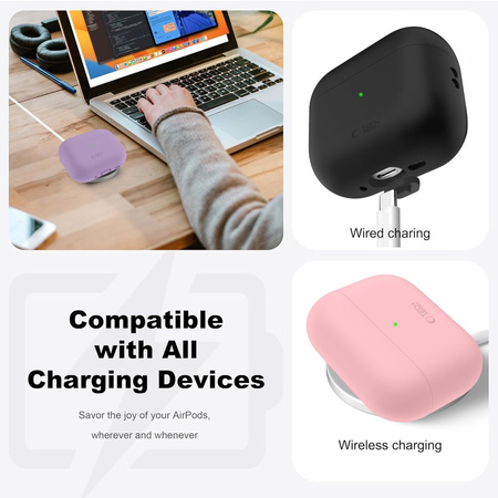 TECH-PROTECT SILICONE APPLE AIRPODS PRO 3 CAFFE LATTE