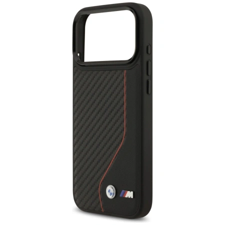 BMW ETUI CASE POKROWIEC DO MAGSAFE IPHONE 17 PRO MAX M CARBON LINE LOGO