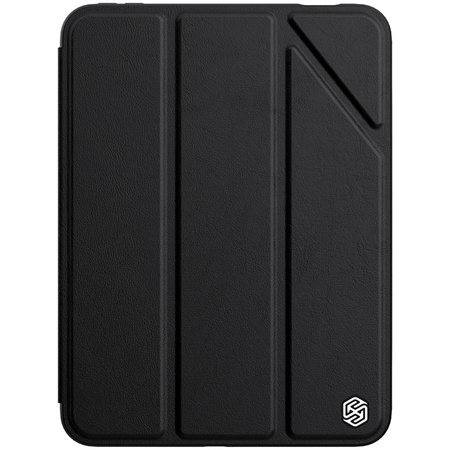 Nillkin Bevel Leather Case etui do iPad mini 2021 pokrowiec z klapką smart sleep case czarny