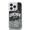 DKNY ETUI HARDCASE DO IPHONE 13 PRO Z LIQUID GLITTER I WIELKIM LOGO BIG