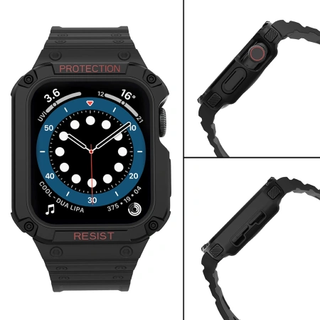 HURTEL PROTECT STRAP BAND OPASKA Z ETUI DO APPLE WATCH 9 8 7 6 5 4 3 2 SE