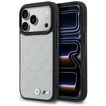 Etui BMW M Shape Logo MagSafe do iPhone  17 Pro szary