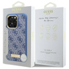 Guess GUHMP16LU4GPRB iPhone 16 Pro6.3 niebieski/blue hardcase 4G Logo Plate MagSafe