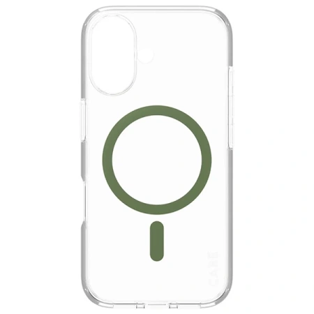 Etui CARE by PanzerGlass Flagship Case z MagSafe na iPhone 16 - zielone
