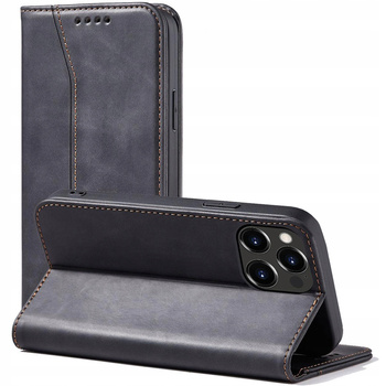 HURTEL ETUI MAGNETYCZNE Z KLAPKĄ DO IPHONE 14 PRO MAX Z FUNKCJĄ PODSTAWKI