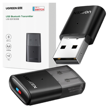 UGREEN ADAPTER USB BLUETOOTH 50 DO PLAYSTATION SWITCH KONSOLA CZARNY