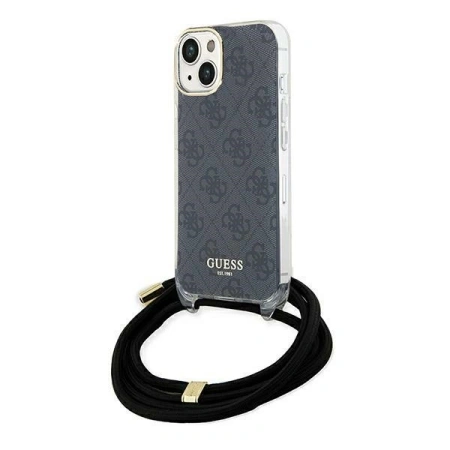 GUESS ETUI DO IPHONE 15 14 13 6.1 CROSSBODY CORD Z WYTRZYMAŁEGO MATERIAŁU