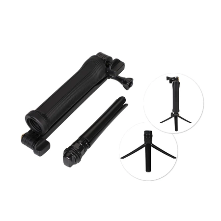 HURTEL STATYW MONOPOD 3 W 1 DO GOPRO UCHWYT DO SELFIE Z REGULACJĄ WYSOKOŚCI